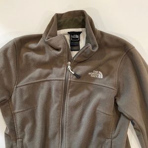 North face greenish-brown jacket size small